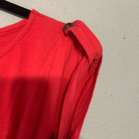 2/$10 Basics - Cotton coral dress - Picture 2 of 4